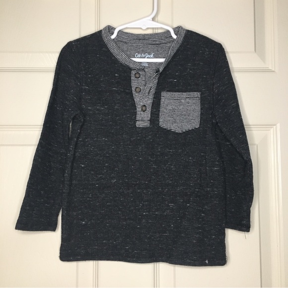 Cat & Jack Toddler Boys Henley T-Shirt - Picture 1 of 5